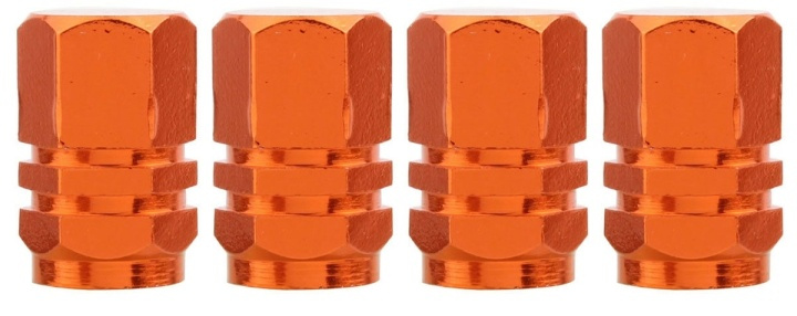 Ventilhetter 4-pk, oransje i gruppen Bil / Tilbehør / Accessories / Annet biltilbehør hos TP E-commerce Nordic AB (38-80967)