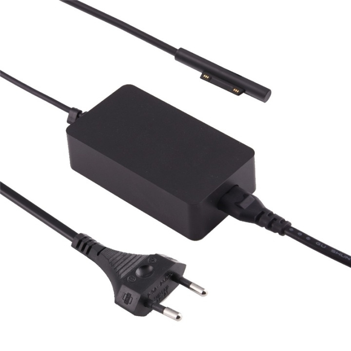AC-adapter for Microsoft Surface Pro 3 1625 36W i gruppen Datautstyr / Bærbare datamaskiner og tilbehør / Lader / Vegglader / Microsoft hos TP E-commerce Nordic AB (38-81044)