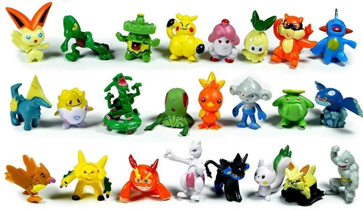 24 søte og fargerike Pokémon-figurer i gruppen LEKER, BARN OG BABY / Leker / Figurer, miniatyrer og tilbehør hos TP E-commerce Nordic AB (38-81121)