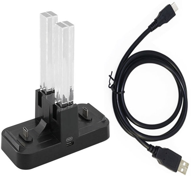 4 x Ladestasjon for Nintendo Switch og alle kontrollene i gruppen Elektronikk / TV-spill & tilbehør / Nintendo Switch / Tilbehør hos TP E-commerce Nordic AB (38-81221)