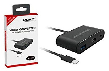 HDMI-videokonverter for Switch-konsoll i gruppen Elektronikk / TV-spill & tilbehør / Nintendo Switch / Tilbehør hos TP E-commerce Nordic AB (38-81222)