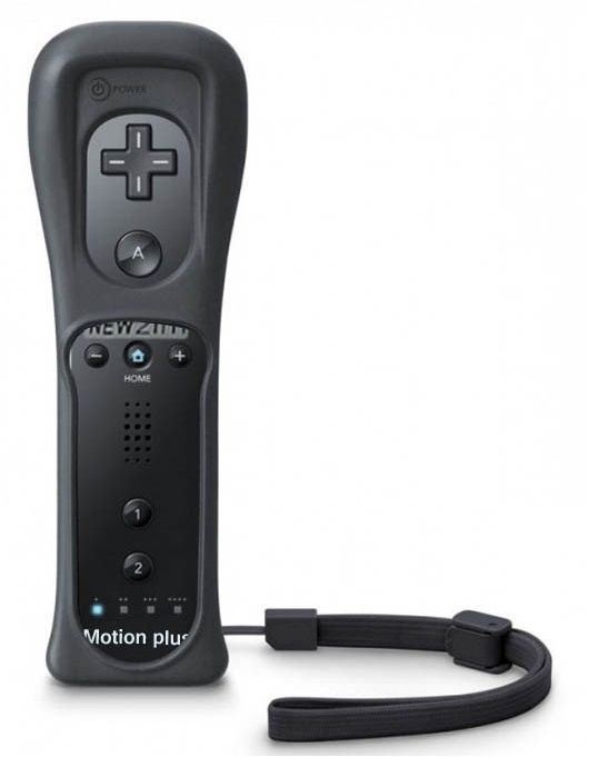Remote Plus till Wii/Wii U, Svart i gruppen Elektronikk / TV-spill & tilbehør / Nintendo Wii hos TP E-commerce Nordic AB (38-81310)