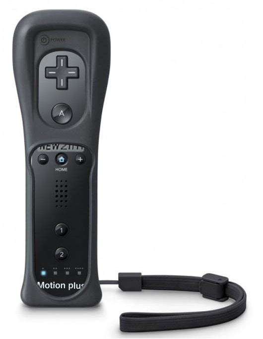 Remote Plus for Wii/Wii U, Svart i gruppen Elektronikk / TV-spill & tilbehør / Nintendo Wii hos TP E-commerce Nordic AB (38-81310)