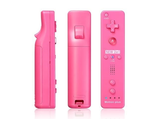 Remote Plus til Wii/Wii U, Rosa i gruppen Elektronikk / TV-spill & tilbehør / Nintendo Wii hos TP E-commerce Nordic AB (38-81313)