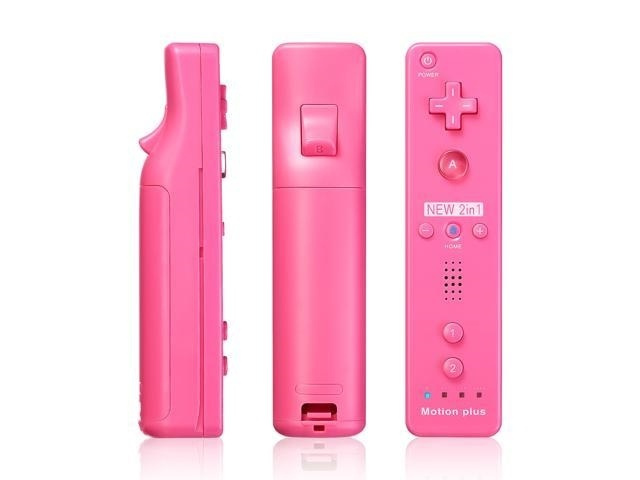 Remote Plus for Wii/Wii U, Rosa i gruppen Elektronikk / TV-spill & tilbehør / Nintendo Wii hos TP E-commerce Nordic AB (38-81313)