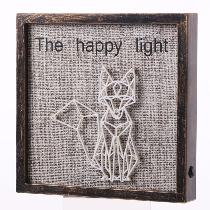 Happy Light, brett med LED-lys, Fox i gruppen Elektronikk / Lys / Vegglamper hos TP E-commerce Nordic AB (38-81374)