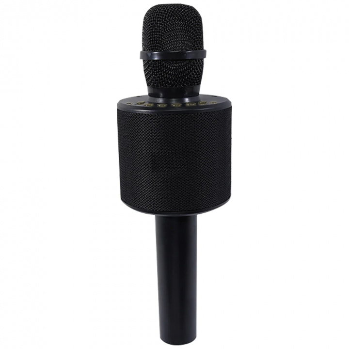 Karaoke-mikrofon med Bluetooth og belysning, Svart i gruppen SPORT, FRITID & HOBBY / Morsomme produkter / Morsomme produkter hos TP E-commerce Nordic AB (38-81387)