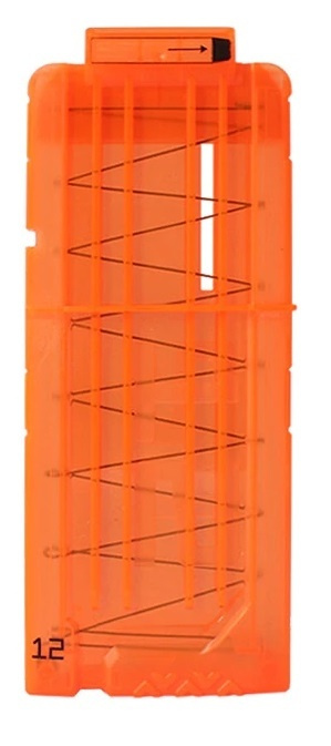 Magasin til Nerf, 12 skudd, Orange i gruppen LEKER, BARN OG BABY / Leker / Actionspill hos TP E-commerce Nordic AB (38-81392)