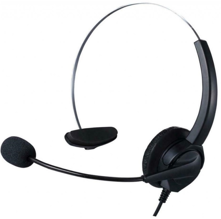 Hodesett for kundesenter med fjernkontroll, USB, svart i gruppen Datautstyr / Datamaskin Tilbehør / Headset hos TP E-commerce Nordic AB (38-81538)