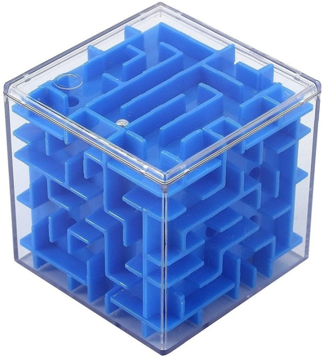 Labyrintspill i kube, blå i gruppen LEKER, BARN OG BABY / Leker / Leksaker hos TP E-commerce Nordic AB (38-81614)