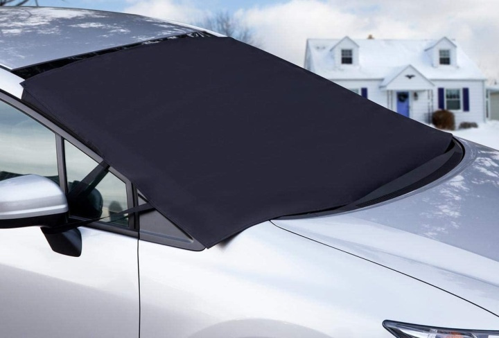 Snø- og solbeskyttelse for bil 140x107cm, Svart i gruppen Bil / Tilbehør / Accessories / Vinterutstyr hos TP E-commerce Nordic AB (38-81915)