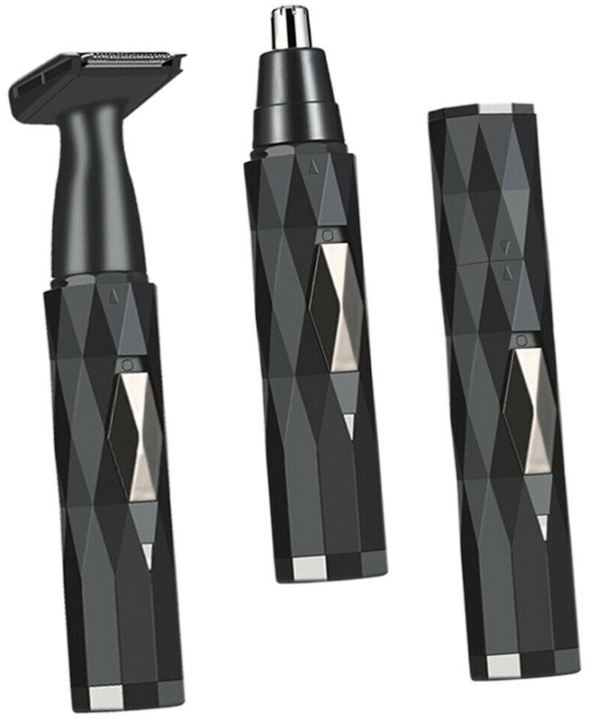 Nese- og ansiktshårtrimmer, svart i gruppen HELSE OG SKJØNNHET / Hår & styling / Barbering og trimming / Nesehårtrimmere hos TP E-commerce Nordic AB (38-81919)