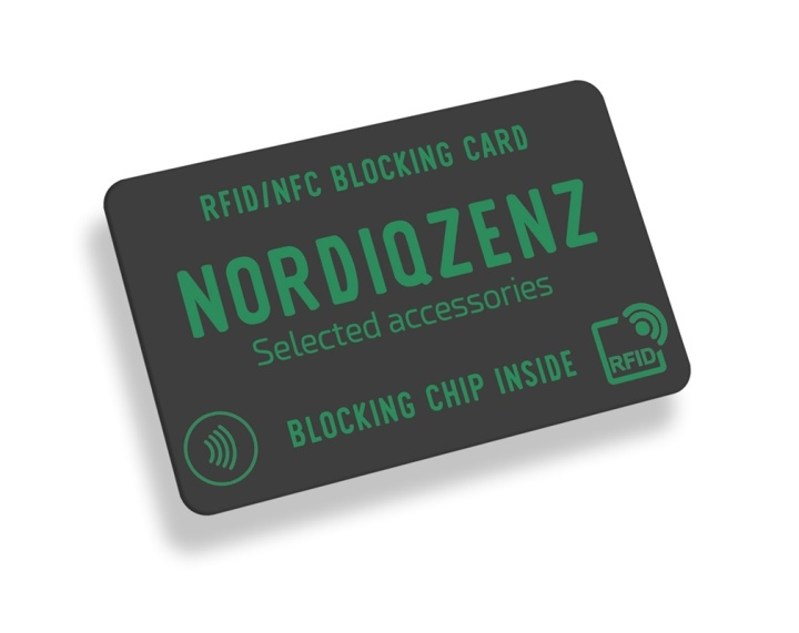 NORDIQZENZ RFID/NFC-blokkeringskort, beskyttelse mot skimming! i gruppen SPORT, FRITID & HOBBY / Morsomme produkter / Smarte produkter hos TP E-commerce Nordic AB (38-81926)