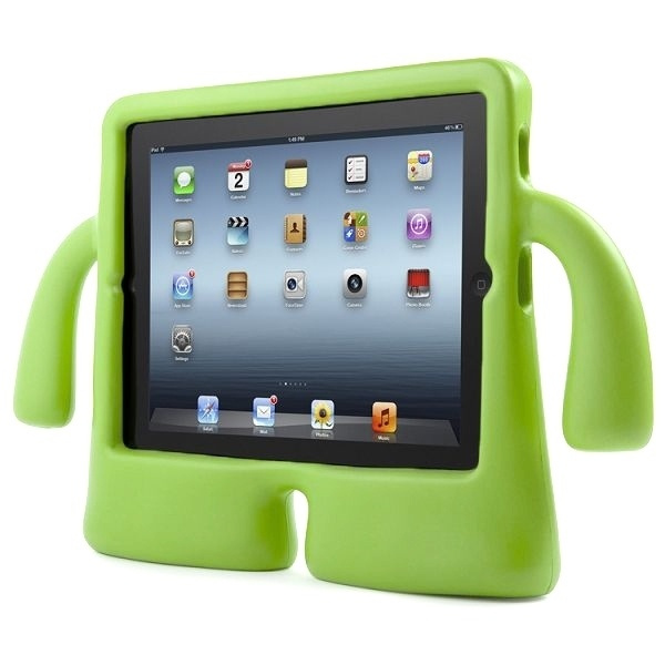 Barnfodral til iPad Mini 1/2/3, Grønn i gruppen SMARTTELEFON & NETTBRETT / Nettbrettbeskyttelse / Apple iPad hos TP E-commerce Nordic AB (38-82134)