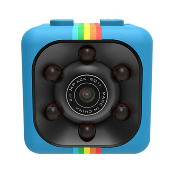 Minikamera 1920x1080P, blå i gruppen SPORT, FRITID & HOBBY / Morsomme produkter / Spion gadgets hos TP E-commerce Nordic AB (38-82211)