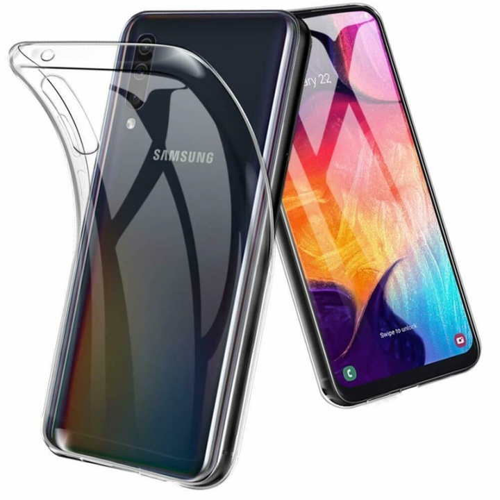 Gjennomsiktig TPU-etui for Galaxy A50/A50s/A30s i gruppen SMARTTELEFON & NETTBRETT / Mobilbeskyttelse / Samsung hos TP E-commerce Nordic AB (38-82254)