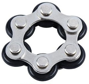 Fidget kjede, svart i gruppen LEKER, BARN OG BABY / Leker / Fidget Spinners hos TP E-commerce Nordic AB (38-82270)