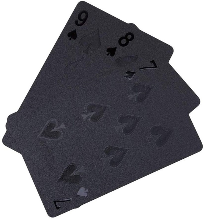 Poker-spillkort, kortstokk, svart i gruppen LEKER, BARN OG BABY / Spill / Brettspill hos TP E-commerce Nordic AB (38-82277)
