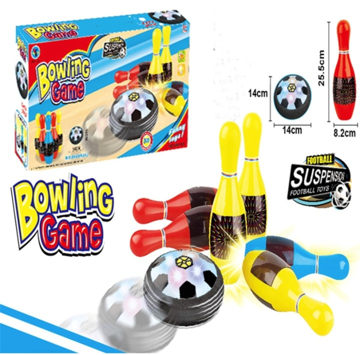 Bowling med svævende fotball i gruppen LEKER, BARN OG BABY / Spill / Brettspill hos TP E-commerce Nordic AB (38-82381)