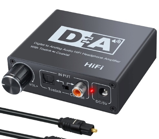Digital til analog lydkonverter, plug and play i gruppen Datautstyr / Kabler og adaptere / Signalomformere hos TP E-commerce Nordic AB (38-82387)