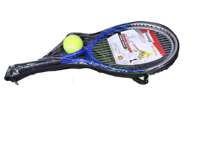 Två tennisrack för barn med boll, Blå i gruppen LEKER, BARN OG BABY / Uteleker / Sport & spill hos TP E-commerce Nordic AB (38-82393)