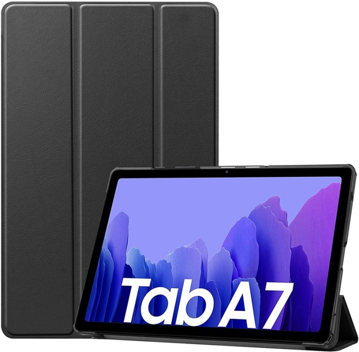 Tri-fold etui med stativfunksjon for Galaxy Tab A7 10.4 T500/T505, Svart i gruppen SMARTTELEFON & NETTBRETT / Nettbrettbeskyttelse / Samsung-nettbrett hos TP E-commerce Nordic AB (38-82846)