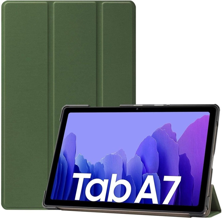 Tri-fold etui med stativfunksjon for Galaxy Tab A7 10.4 T500/T505, Grønn i gruppen SMARTTELEFON & NETTBRETT / Nettbrettbeskyttelse / Samsung-nettbrett hos TP E-commerce Nordic AB (38-82848)