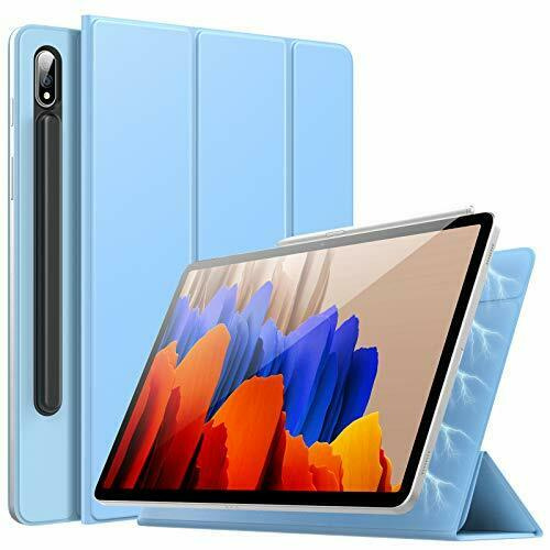 Tri-fold etui med stativfunksjon for Galaxy Tab S7 Plus 12,4