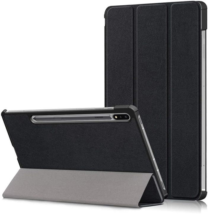 Tri-fold etui med stativfunksjon for Galaxy Tab S7 11