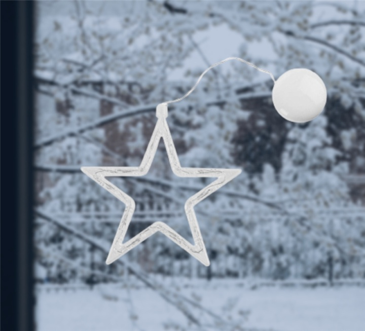 LED-lampe for julen, Stjerne i gruppen Elektronikk / Lys / Julebelysning hos TP E-commerce Nordic AB (38-82919)