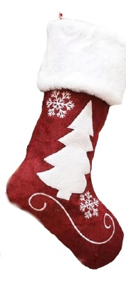 Dekorativ julestrømpe, juletre i gruppen HJEM, HUS OG HAGE / Innredning / Julepynt hos TP E-commerce Nordic AB (38-82931)