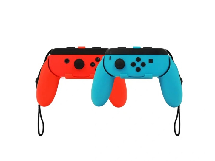 Holder for Switch Joy-Con, Rød/Blå i gruppen Elektronikk / TV-spill & tilbehør / Nintendo Switch / Tilbehør hos TP E-commerce Nordic AB (38-82960)