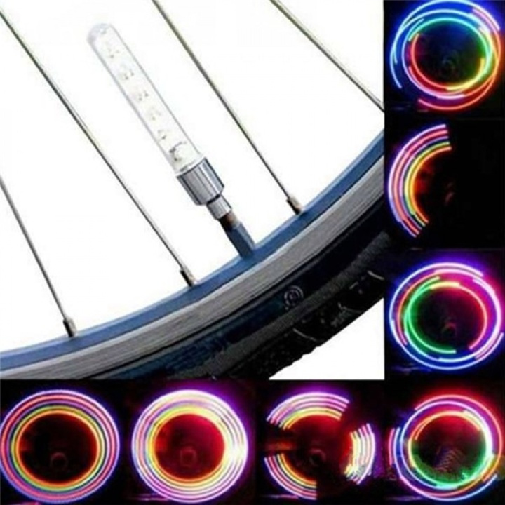LED-belysning x 2 for sykkelhjul i 5 farger i gruppen SPORT, FRITID & HOBBY / Sportsutstyr / Sykkeltilbehør / Sykkellys hos TP E-commerce Nordic AB (38-82966)
