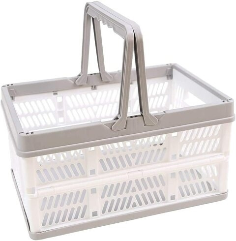 Sammenleggbar oppbevaringskurv med håndtak, Grå i gruppen SPORT, FRITID & HOBBY / Morsomme produkter / Smarte produkter hos TP E-commerce Nordic AB (38-82998)