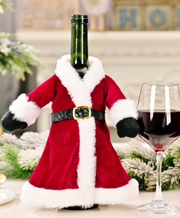 Juledekorasjon til vinflasker i gruppen HJEM, HUS OG HAGE / Innredning / Julepynt hos TP E-commerce Nordic AB (38-83012)