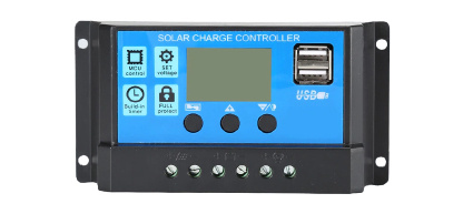 Solar charge controller, 4V/12V 30A i gruppen HJEM, HUS OG HAGE / El og belysning / Elinstallasjon / Tilbehør hos TP E-commerce Nordic AB (38-83103)