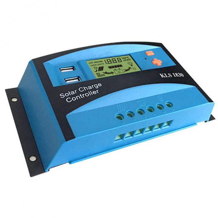 Laderegulator for solcellepanel, LED 30A i gruppen HJEM, HUS OG HAGE / El og belysning / Elinstallasjon / Tilbehør hos TP E-commerce Nordic AB (38-83105)