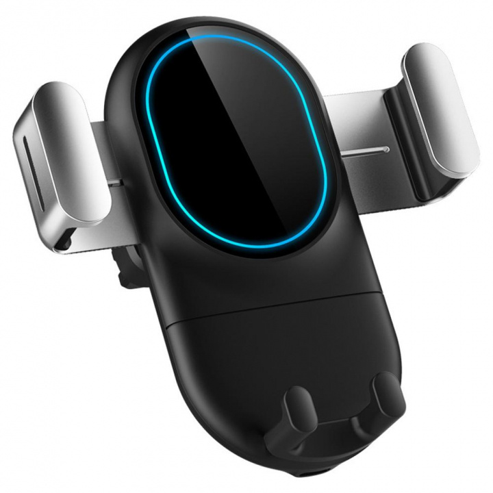 Bilholder med QI-lader, Universal i gruppen Bil / Bilholder / Bilholdere smarttelefon hos TP E-commerce Nordic AB (38-83117)