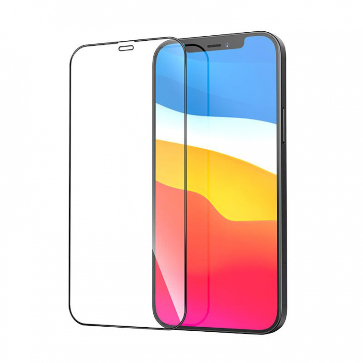 Skjermbeskytter i 9H herdet glass til iPhone 13 Mini, svart i gruppen SMARTTELEFON & NETTBRETT / Mobilbeskyttelse / Apple / iPhone 13 Mini / Skjermbeskyttelse hos TP E-commerce Nordic AB (38-83157)