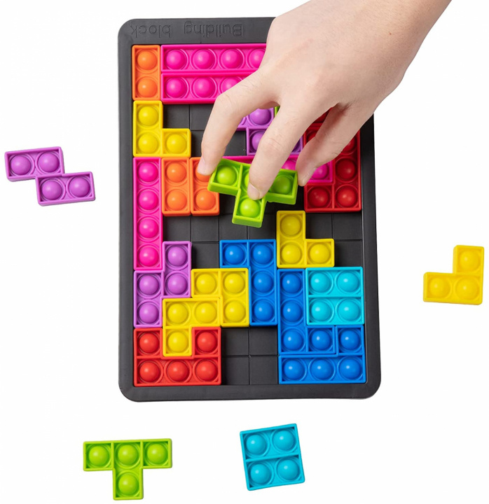 Fidget-Pop Tetris i gruppen LEKER, BARN OG BABY / Leker / Fidget Spinners hos TP E-commerce Nordic AB (38-83286)