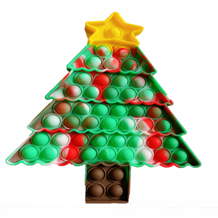 Fidget toy, Pop-it Christmas tree i gruppen LEKER, BARN OG BABY / Leker / Fidget Spinners hos TP E-commerce Nordic AB (38-83290)