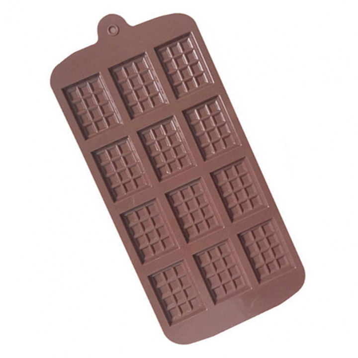 Chocolate mold tray, Squares i gruppen HJEM, HUS OG HAGE / Kjøkkenutstyr / Baketilbehør hos TP E-commerce Nordic AB (38-83363)