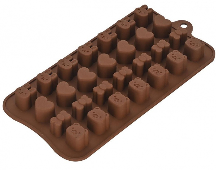 Chocolate mold tray, 4 shapes i gruppen HJEM, HUS OG HAGE / Kjøkkenutstyr / Baketilbehør hos TP E-commerce Nordic AB (38-83364)