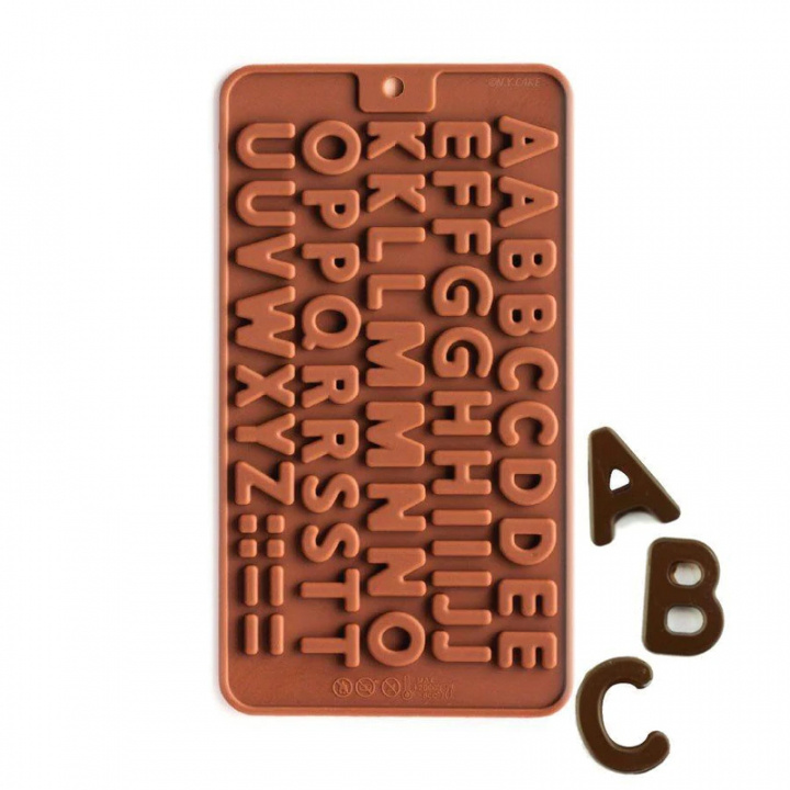 Chocolate mold tray, Alphabet i gruppen HJEM, HUS OG HAGE / Kjøkkenutstyr / Baketilbehør hos TP E-commerce Nordic AB (38-83365)
