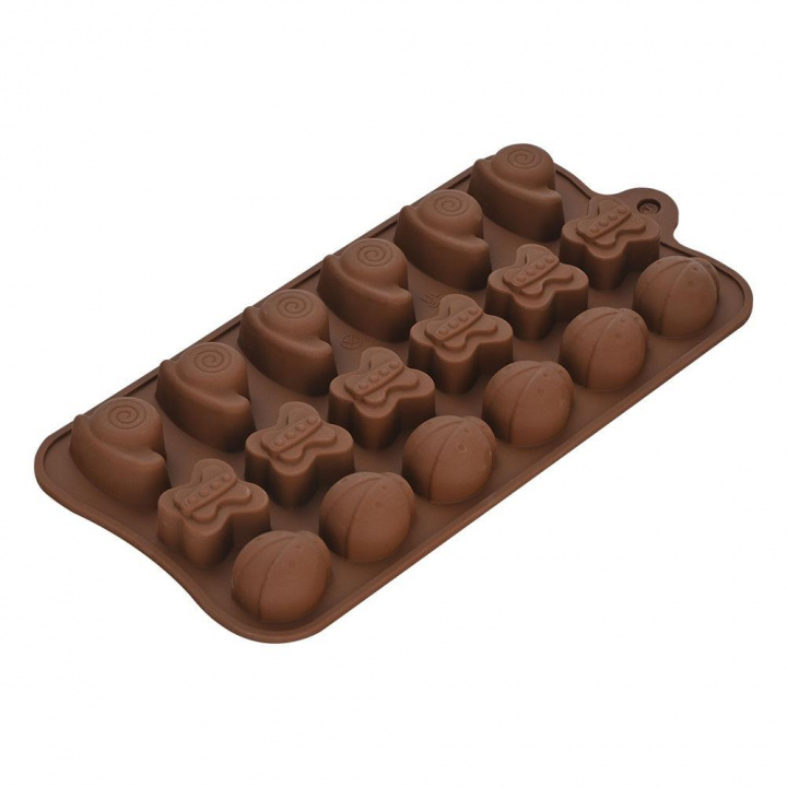 Chocolate mold tray, 3 shapes i gruppen HJEM, HUS OG HAGE / Kjøkkenutstyr / Baketilbehør hos TP E-commerce Nordic AB (38-83366)