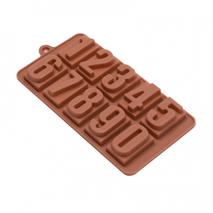 Chocolate mold tray, Numbers i gruppen HJEM, HUS OG HAGE / Kjøkkenutstyr / Baketilbehør hos TP E-commerce Nordic AB (38-83367)