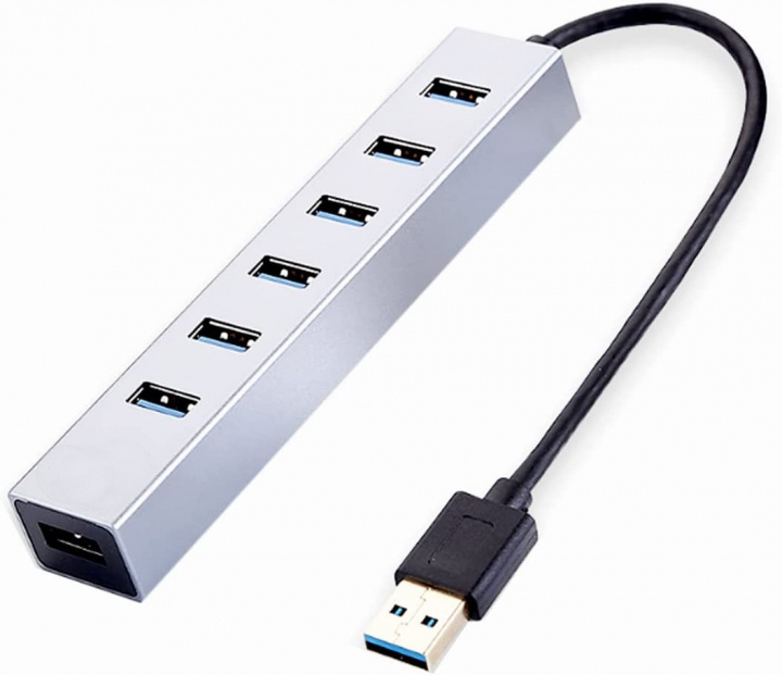 USB Hub, 7 porter i gruppen Datautstyr / Datamaskin Tilbehør / USB-Hubs hos TP E-commerce Nordic AB (38-83559)