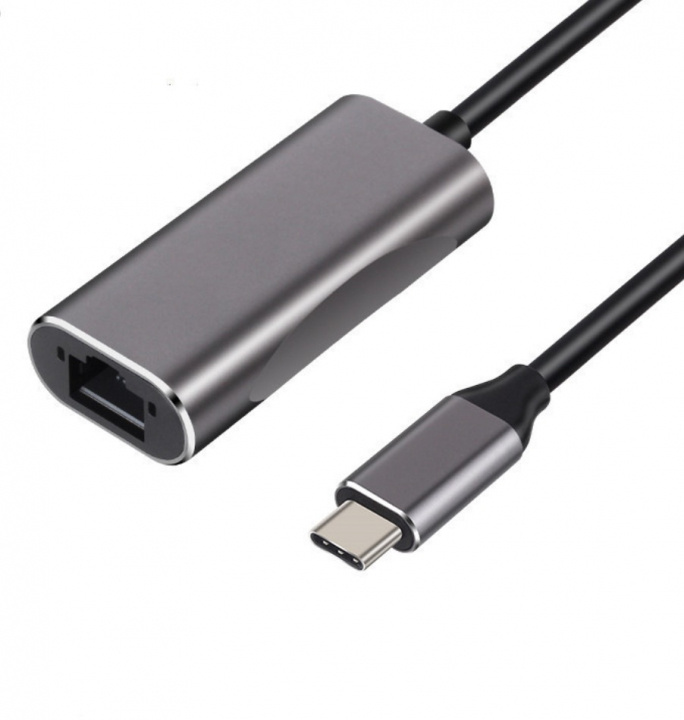 USB-C Gigabit Ethernet Adapter i gruppen Datautstyr / Kabler og adaptere / Nettverk / Adaptere og koblinger hos TP E-commerce Nordic AB (38-83561)