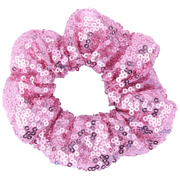 Scrunchie, rosa i gruppen HELSE OG SKJØNNHET / Hår & styling / Hårtilbehør hos TP E-commerce Nordic AB (38-83625)