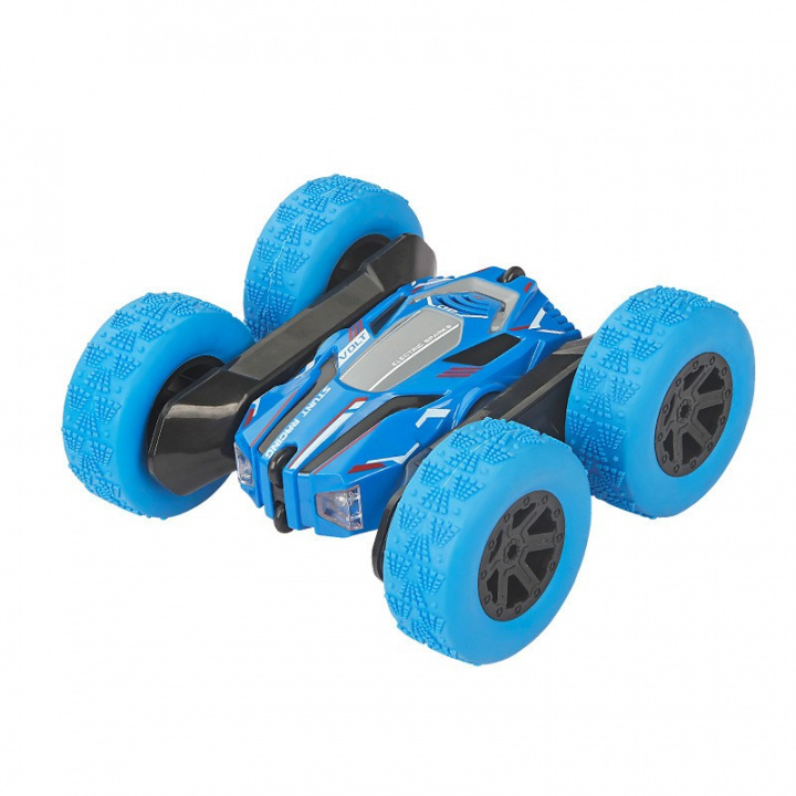 RC Stuntbil med musikk, Blå i gruppen LEKER, BARN OG BABY / Radiostyrt / Radiostyrte biler hos TP E-commerce Nordic AB (38-83641)
